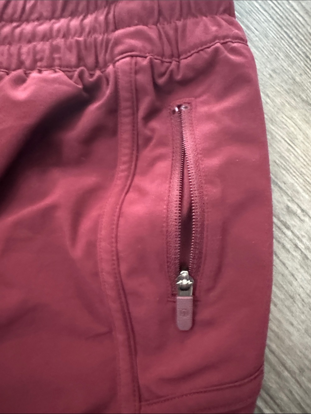 lululemon athletica Burgundy Athletic Shorts - Picture 4 of 8